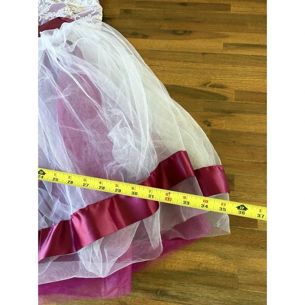 Weissman Costumes Dance Girls Ballet Tutu‎ Dress Size LC Ballerina Pink Magenta
